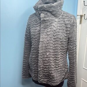 Patagonia Gray Zip Teddy Jacket